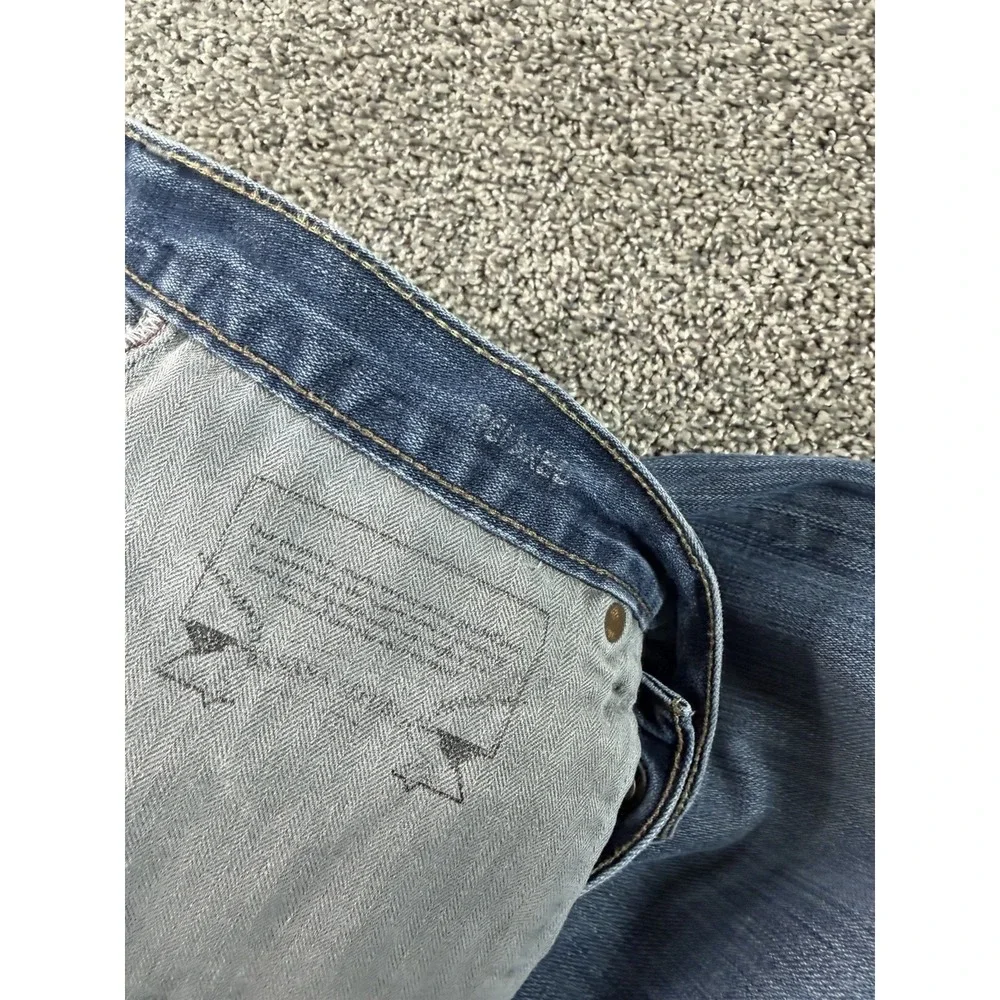 Banana Republic Relaxed Straight Jeans Men's Size 35X32 Blue Baggy